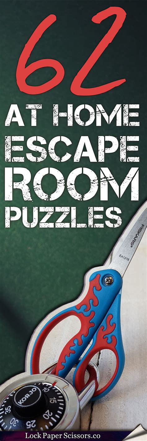 diy escape room games|More.